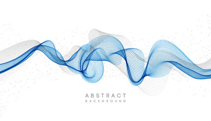 Aufkleber - Moving colorful abstract background. Dynamic Effect. Vector Illustration. Design Template.