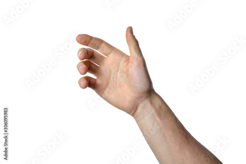 Cuadros en Lienzo gesture of the hand for holding smartphone or bottle