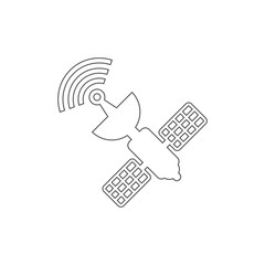 satellite icon vector design symbol