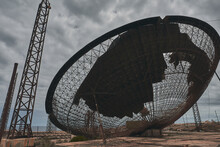 Abandoned Giant Industrial Satellite Dish