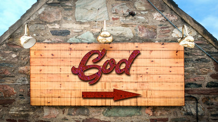 Street Sign to God