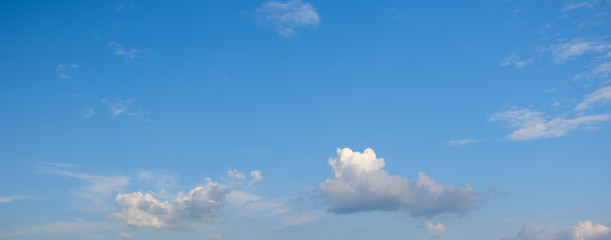 The white clouds have a strange shape