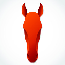 Horse Head 3d Logo Design