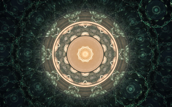digital generated image in the form of abstract geometric shapes of various shades and colors for use in web design and computer graphics