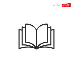 Wall Mural - Book Education Icon Design Vector