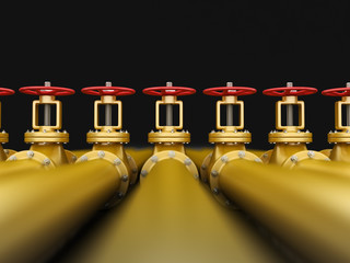 Poster - Pipelines. Image with clipping path