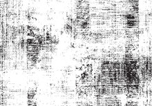 Rough Black And White Texture Vector. Distressed Overlay Texture. Grunge Background. Abstract Textured Effect. Vector Illustration. Black Isolated On White Background. EPS10