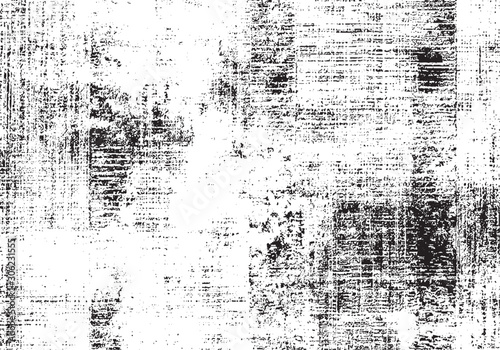 Fotomural Rough black and white texture vector