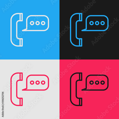Color Line Telephone With Speech Bubble Chat Icon Isolated On Color Background Support Customer Service Hotline Call Center Faq Maintenance Vintage Style Drawing Vector Illustration Comprar Este Vector De Stock Y Explorar Color Line Telephone With Speech Bubble Chat Icon Isolated On Color Background Support Customer Service Hotline Call Center Faq Maintenance Vintage Style Drawing Vector Illustration Comprar Este Vector De Stock Y Explorar