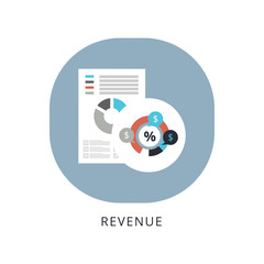 Wall Mural - Business revenue flat design