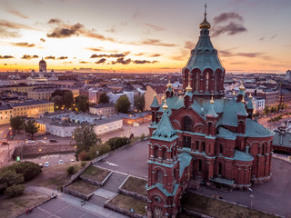 Wall Mural - Finland aerial view