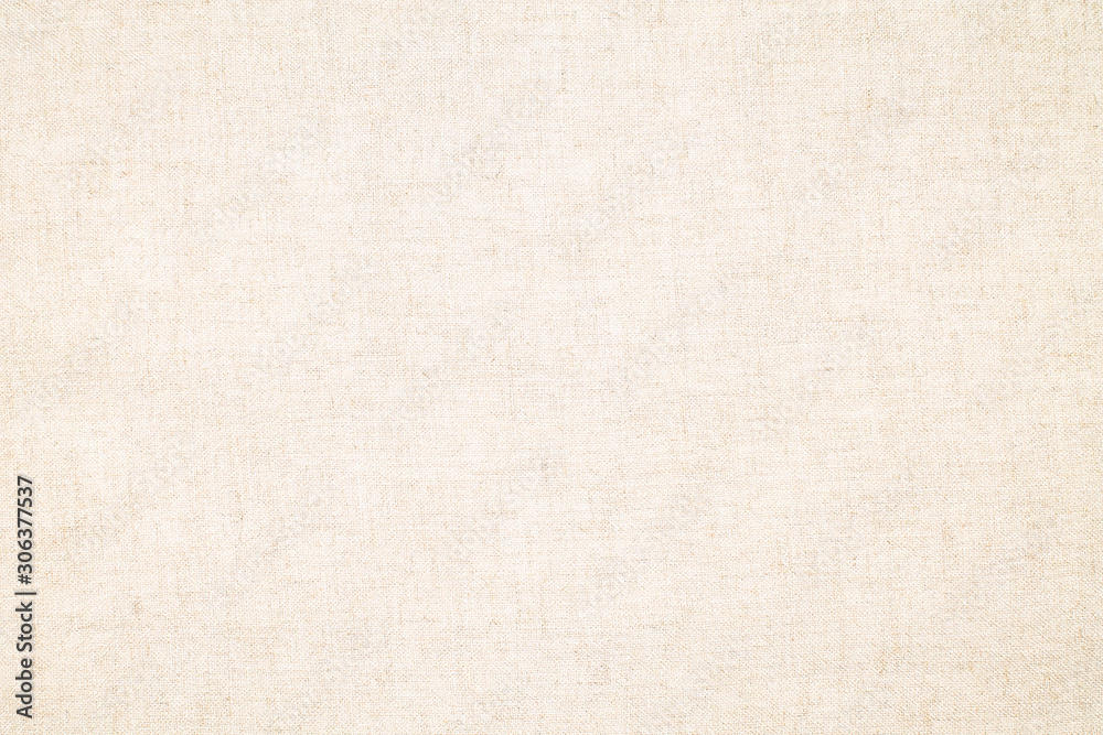 Natural linen material textile canvas texture background - obrazy, fototapety, plakaty 
