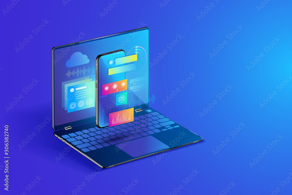 Software and mobile application development, web page layout design for ...