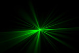 Fototapeta  - Colourful laser light beams taken in the dark room