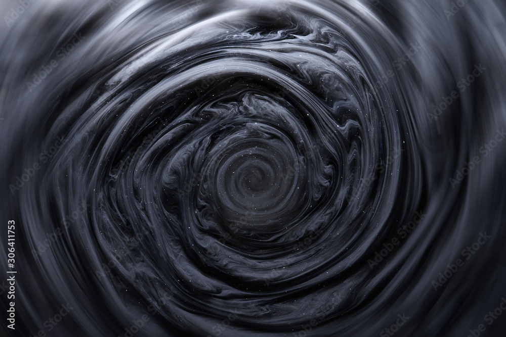 Abstract background outer space black hole. Wormhole absorbs matter. Eye Tornado Whirlwind - obrazy, fototapety, plakaty 
