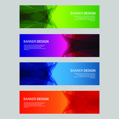 Vector Abstract design banner web template