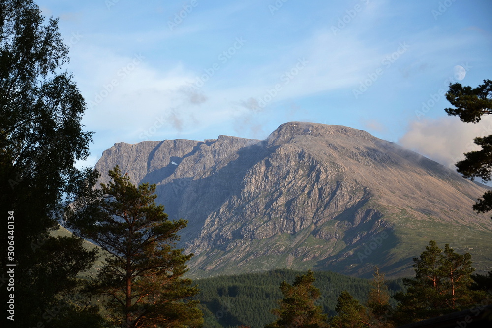 Ben Nevis summit, the highest mountain in the United Kingdom, Highlands