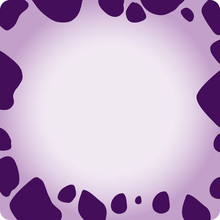 Background Template With Purple Cow Patterns