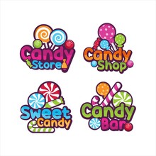 Sweet Candy Shop Vector Design