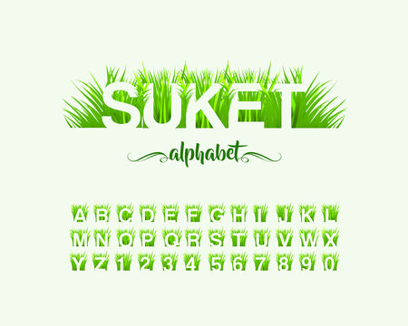 word made of grass