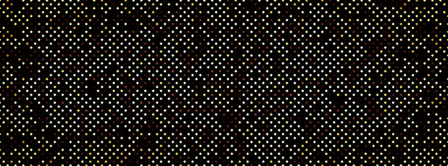 Poster - Pixels and small squares. Abstract background with blocks.