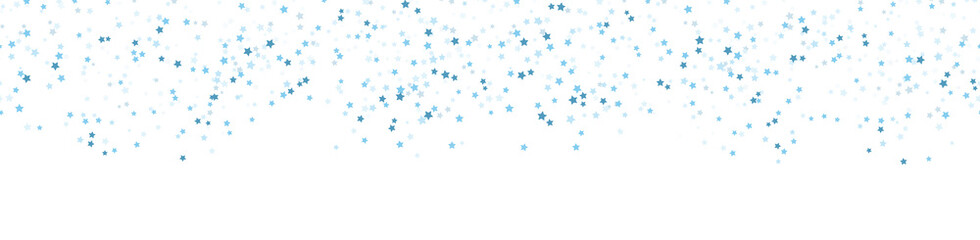 Wall Mural - seamless confetti stars background for christmas time