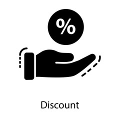 Poster -  Discount Icon Vector