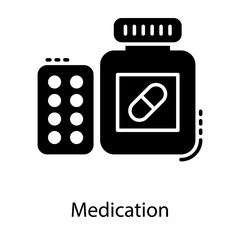 Sticker -  Medicine Bottle Vector 