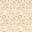 © Liudmyla Klymenko - Christmas seamless vector pattern for print, web, and prints