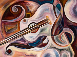 Wall Mural - Textures of Music