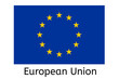 © khalaziy - European flag icon, European Union country flag vector illustration