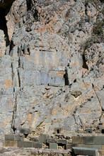 Vertical Rock Quarry Ollantaytambo