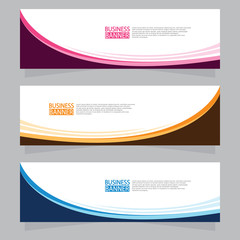 vector abstract design web banner template. web design elements - header design. abstract geometric 