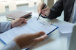 © ntinai - Applying for work, presenting yourself to executives, and applying for business