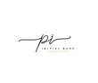 © FAAZT_Creative - P I PI Beauty vector initial logo, handwriting logo of initial signature, wedding, fashion, jewerly, boutique, floral and botanical with creative template for any company or business.