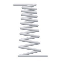 Poster - industry coil icon. cartoon of industry coil vector icon for web design isolated on white background