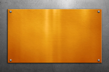 Wall Mural - Metal plate with rivets on steel background