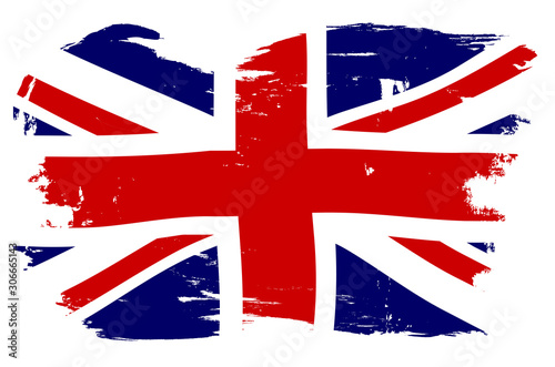 Fotomural Union Jack British Flag With Grunge