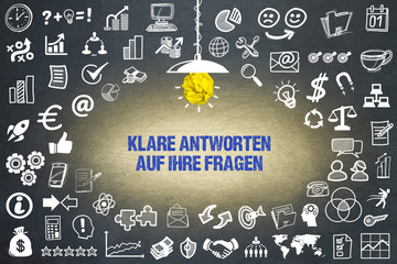 Poster - Klare Antworten auf Ihre Fragen 