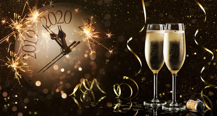 Wall Mural - New Years Eve celebration background