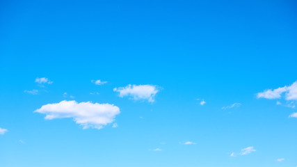 Wall Mural - Almost serene blue sky
