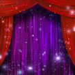 Red and Purple Theater Curtains