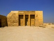 Funerary Temple near the Great Pyramid of Giza. In Cairo, Egypt