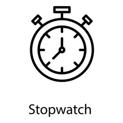 Poster -  Countdown Stopwatch Vector 