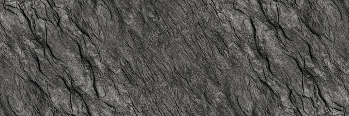 horizontal black stone texture for pattern and background