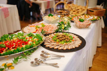 Wall Mural - buffet at an event