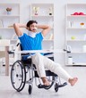 © Elnur - Injured young man recovering at home