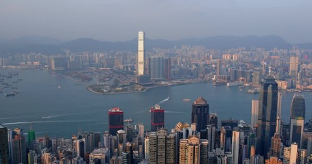 Poster -  Hong Kong skyline