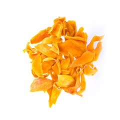 Wall Mural - Dried Mango or Dried Mango slices on a background new.