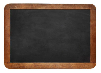 Poster - Chalk rubbed out on blackboard.School blackboard.Black blank chalkboard for background.Classroom blackboard.panel.Blank green chalkboard, blackboard texture with copy space.